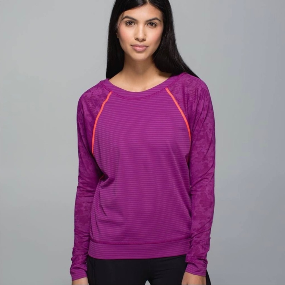 Lululemon | Run For Days Long Sleeve - Regal Plum